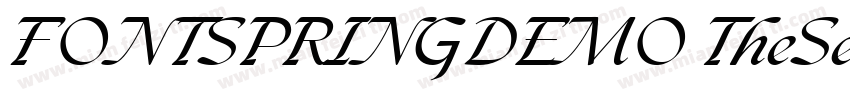 FONTSPRINGDEMO TheSeasonsLightRegul字体转换